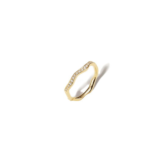 Milamore 'Kintsugi' Pave Vine Ring