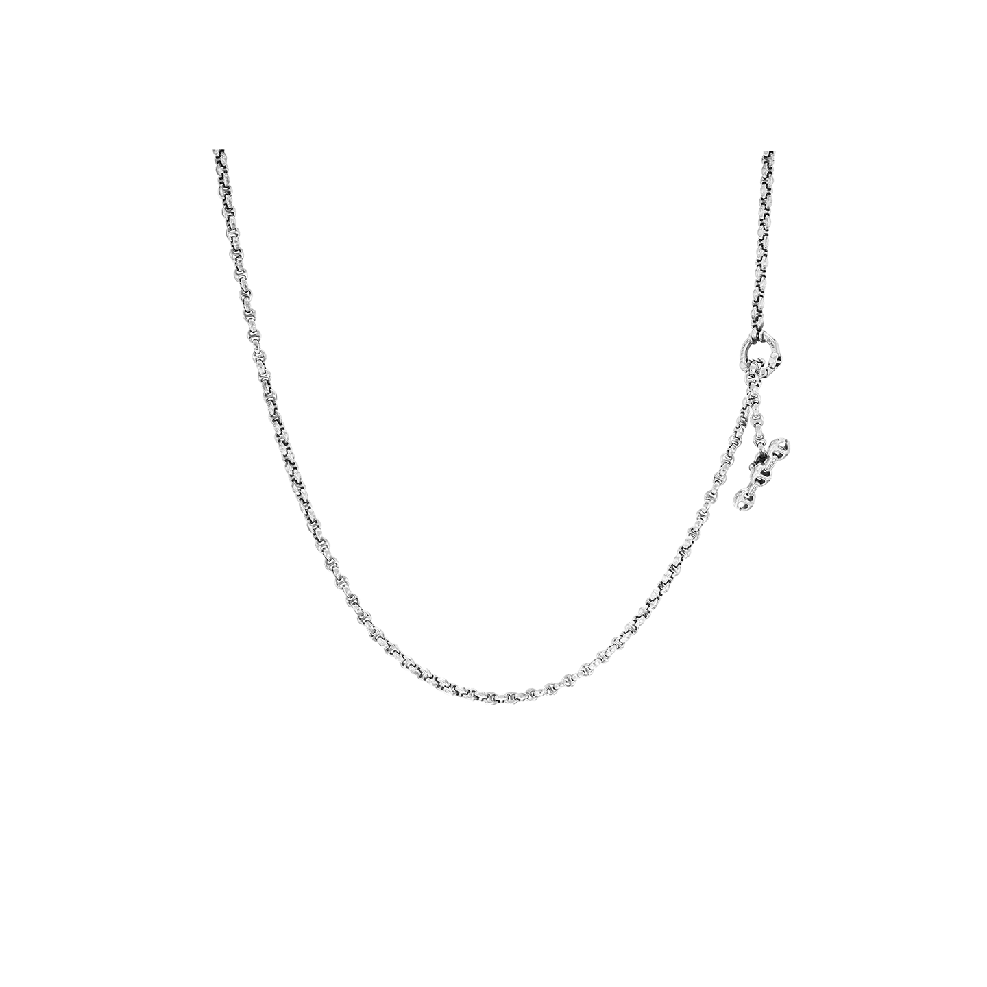 Hoorsenbuhs Sterling Micro Open Link Necklace -22"