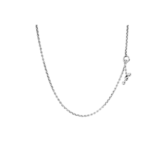 Hoorsenbuhs Sterling Micro Open Link Necklace -22"