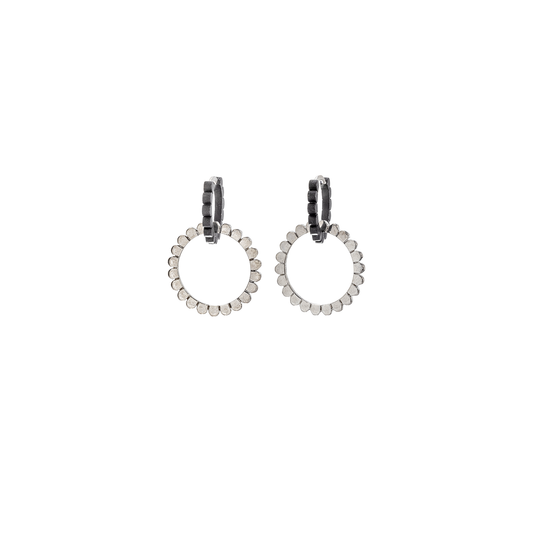 Nancy Newberg Add-A-Hoop Daisy Earrings